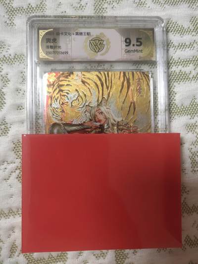 清风卡拍第八期(燎原卡牌为主) - 焱卡文化黑暗王朝寅虎浮雕9.5g
