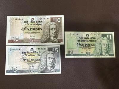 喜羊羊钱币收藏2025第9期(普品场) - 苏格兰2010年1-10unc