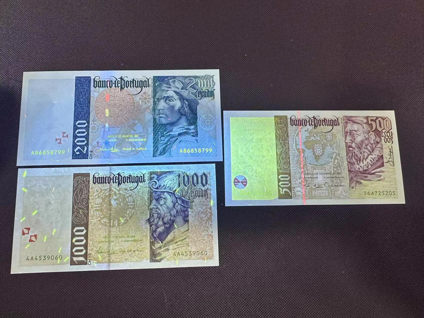 喜羊羊钱币收藏2025第9期(普品场) 葡萄牙500-2000unc