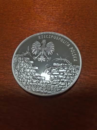 长老汇蛇年精选第三十九场拍卖 2009波兰拯救犹太人的波兰人20兹罗提精制银币，28.28克925银