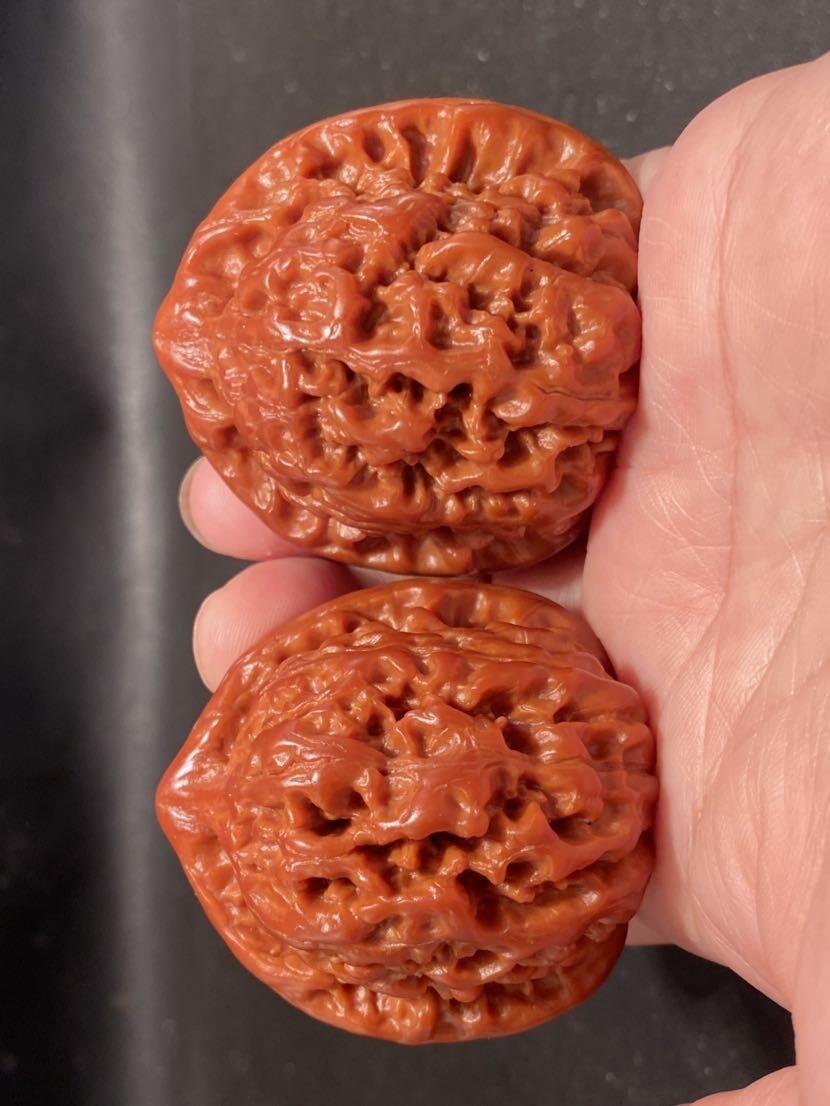 47尺寸精美包浆麒麟纹官帽(3417)尺寸边47肚42高48mm重量60g