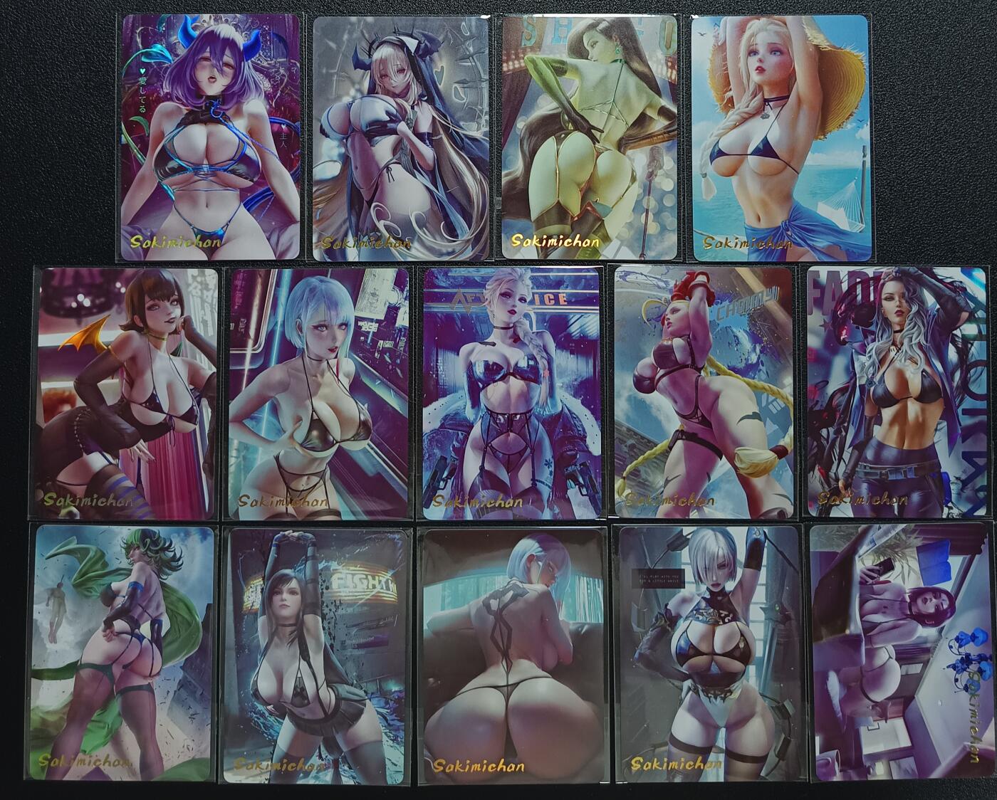 天玑星卡拍第116期《8.25周一截拍》持续收拍收评中 满赠卡需备注 燎原文化 动漫美女 十四张 自制卡