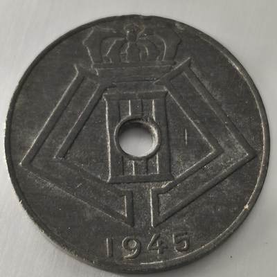 Krab外币市集Vol.25 - 比利时1945年10分