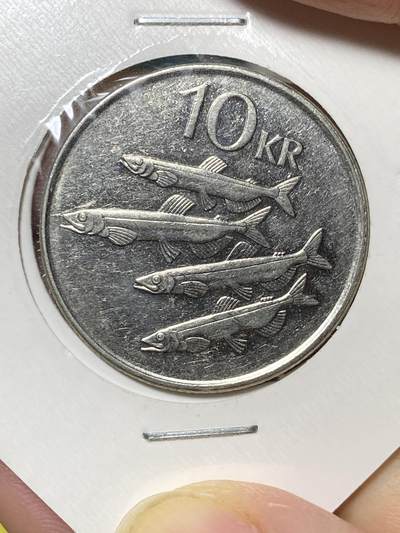 2025年第八十二场(总第一百零八场）外国好品散币(免佣金) - 冰岛🇮🇸2004年10克朗(共和国时期第二套第二版，镍包钢材质有磁版)