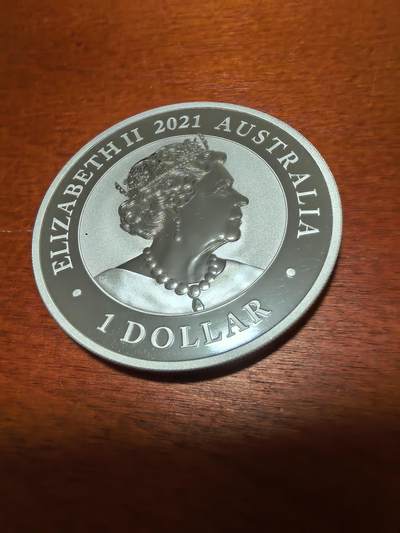 长老汇蛇年精选第三十九场拍卖 2021澳大利亚天鹅1元银币，1盎司9999银，贝尔金销售