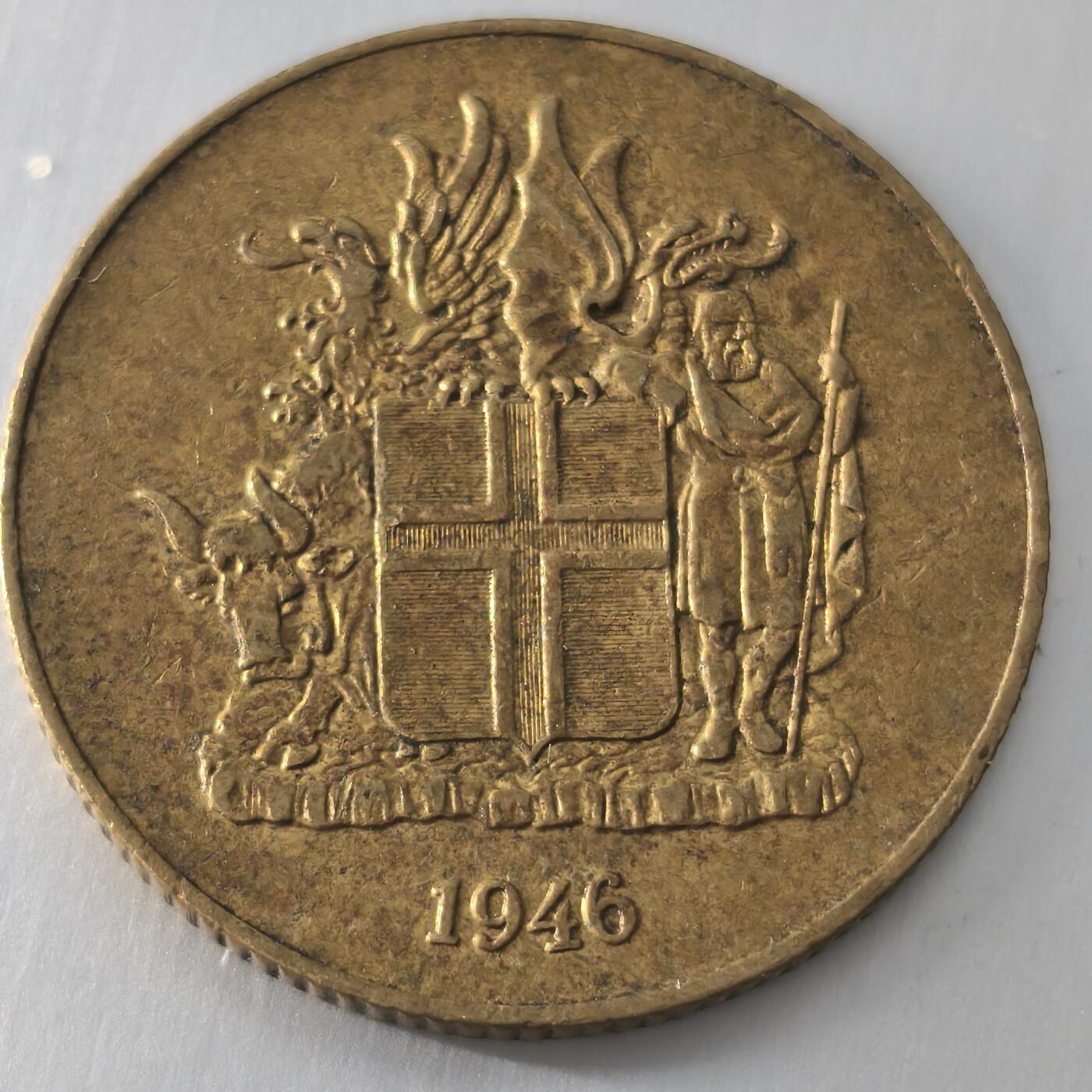 Krab外币市集Vol.25 冰岛1946年1克朗