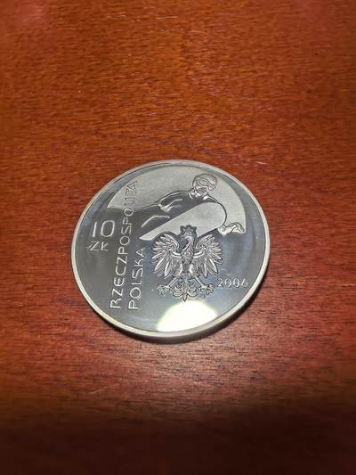 长老汇蛇年精选第三十九场拍卖 2006波兰都灵冬季奥运会10兹罗提精制银币，14.14克925银