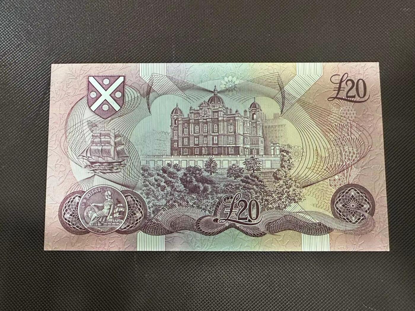 喜羊羊钱币收藏2025第9期(普品场) 苏格兰1983年20  unc