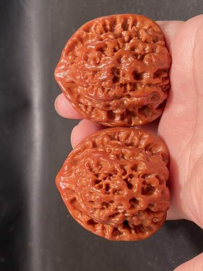 47尺寸精美包浆麒麟纹官帽(3417)尺寸边47肚42高48mm重量60g - 47尺寸精美包浆麒麟纹官帽(3417)尺寸边47肚42高48mm重量60g
