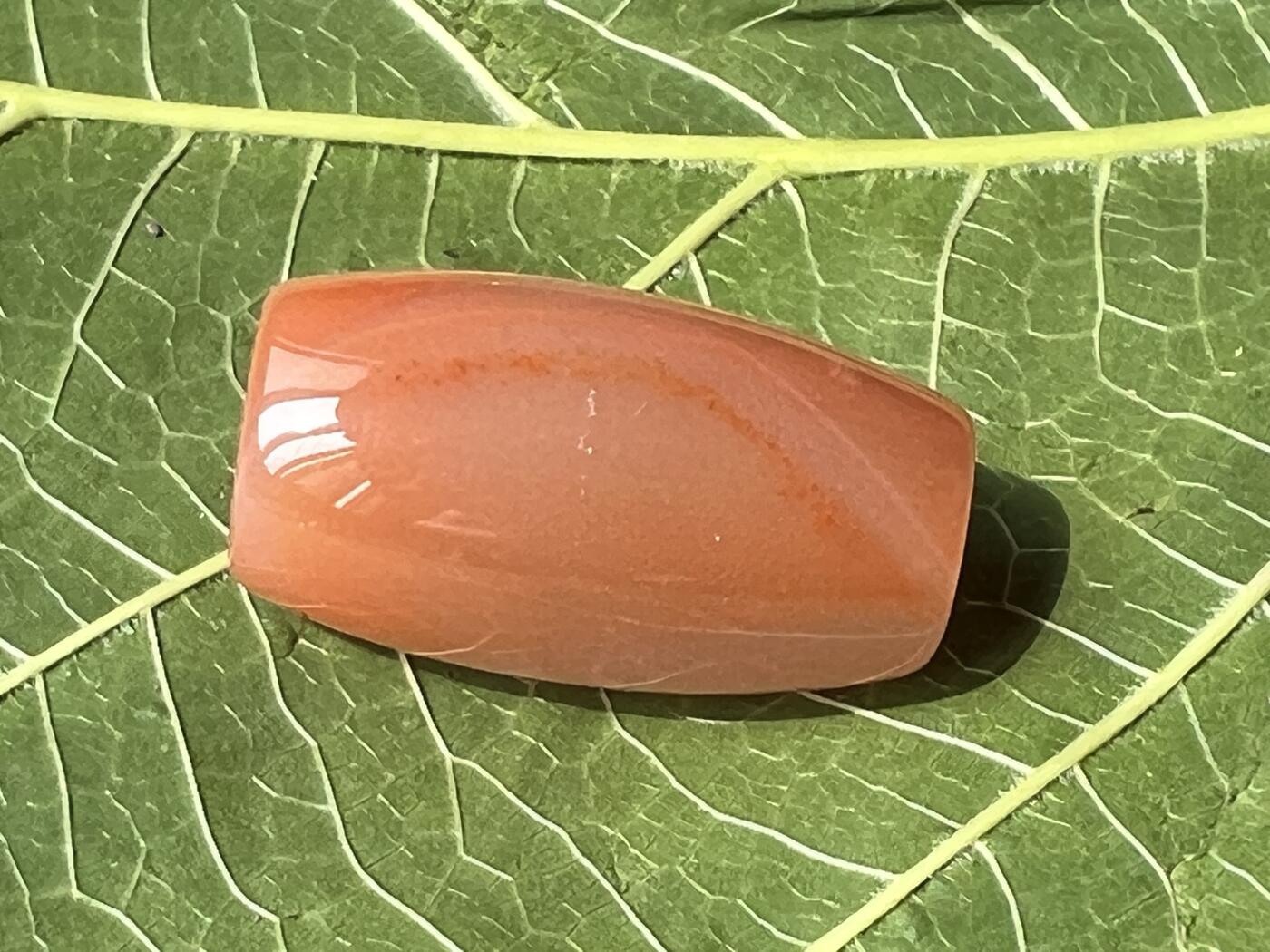 零元拍：南红玛瑙桶珠，约8.3克，25/14MM，颜色以实物为准。拍到的再送一斤南红鱼缸料，只多不少