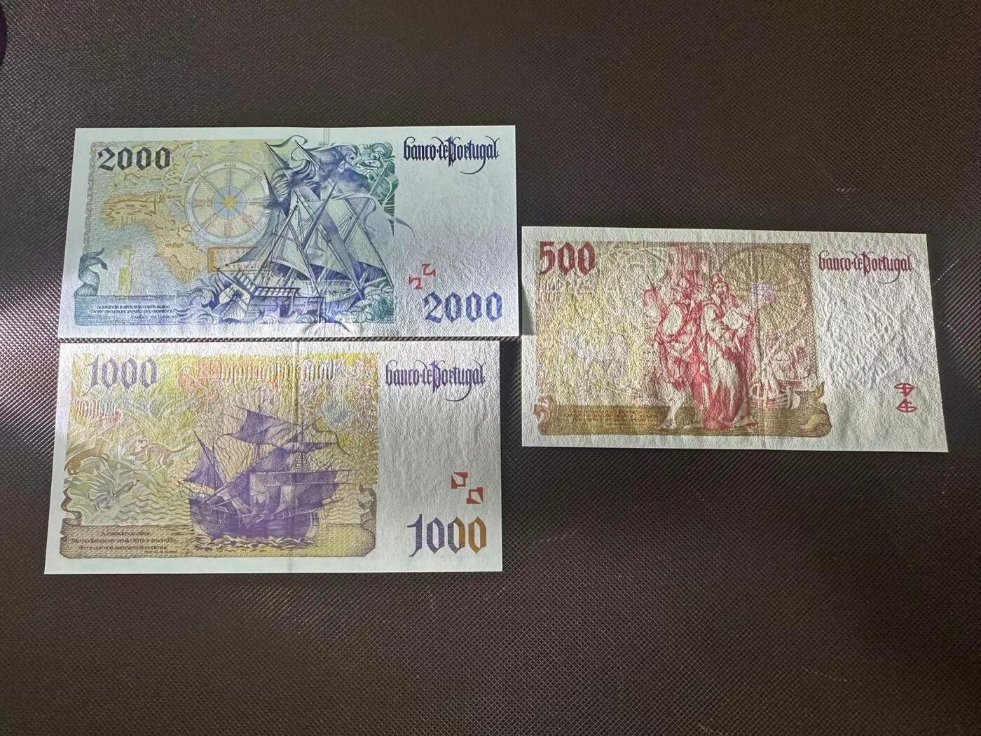 喜羊羊钱币收藏2025第9期(普品场) 葡萄牙500-2000unc