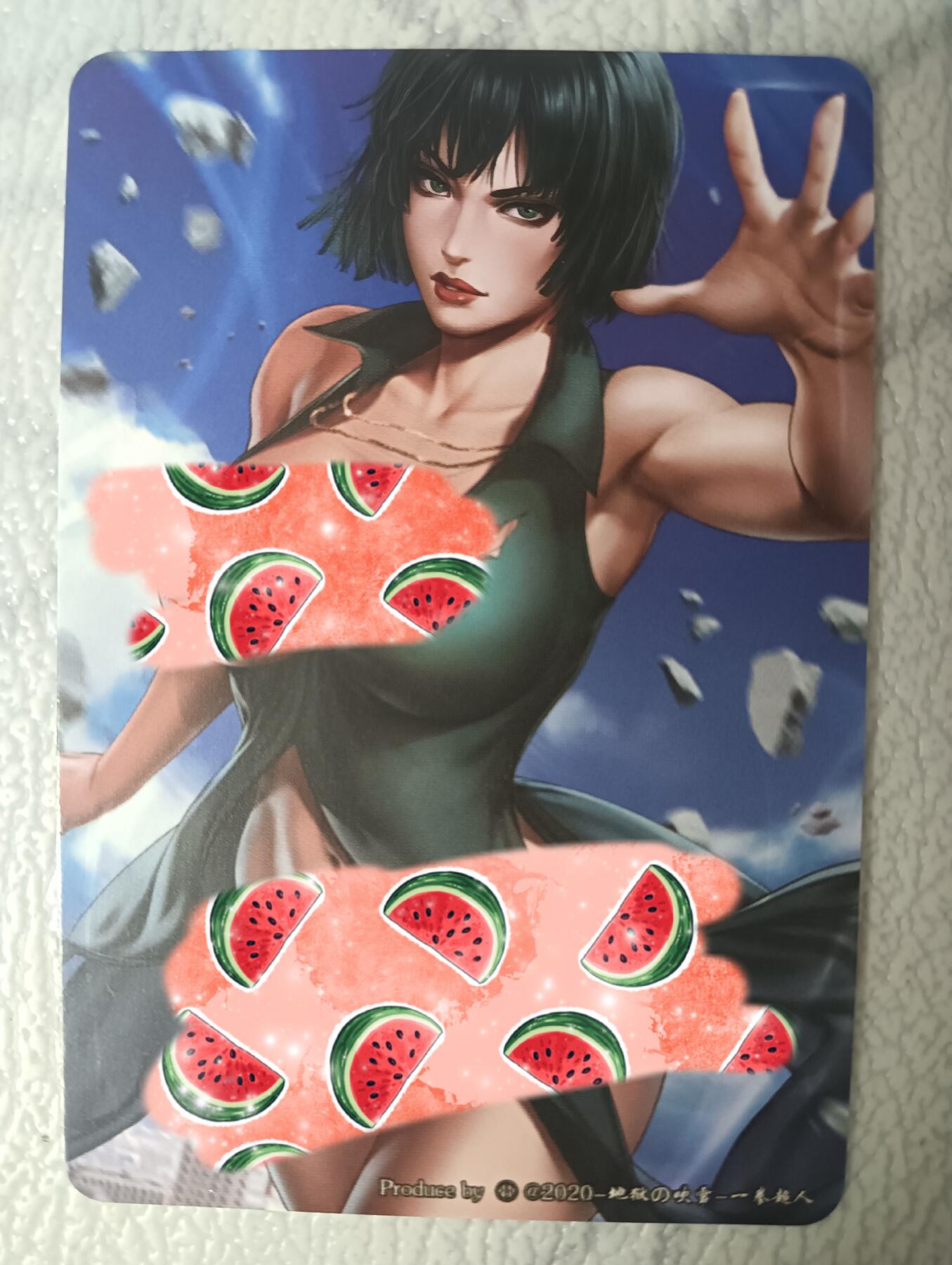 花开卡拍第35期（8月24号周日截拍，品控勿拍!!!拍品不寄存，运费5元，自制卡难免瑕疵，可能存在轻微撞角爆边等出厂瑕疵，品控介意勿拍！） 艺术卡，裁缝，吹雪，格子闪一张，绝版