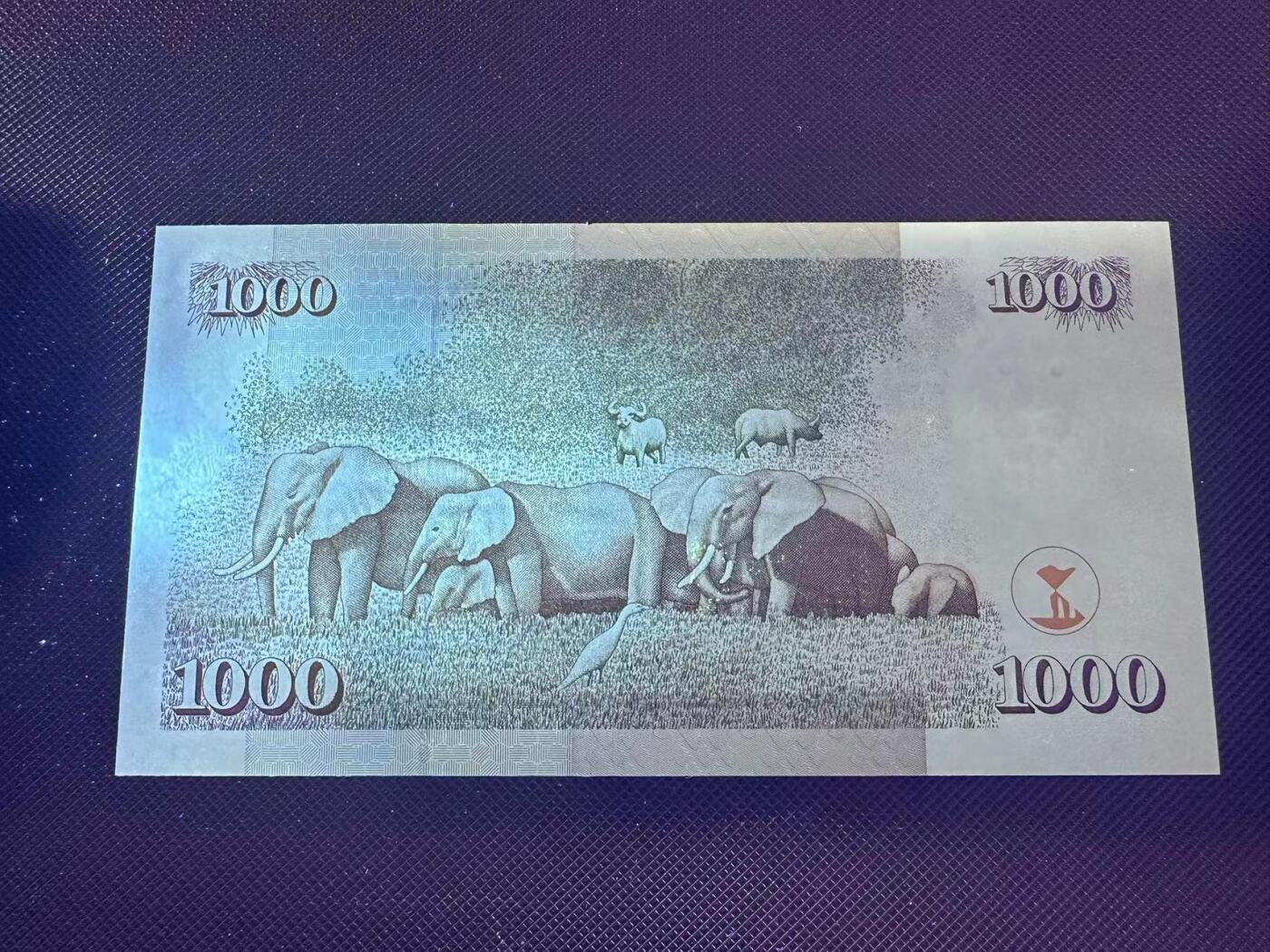 喜羊羊钱币收藏2025第9期(普品场) 肯尼亚1997年1000 unc