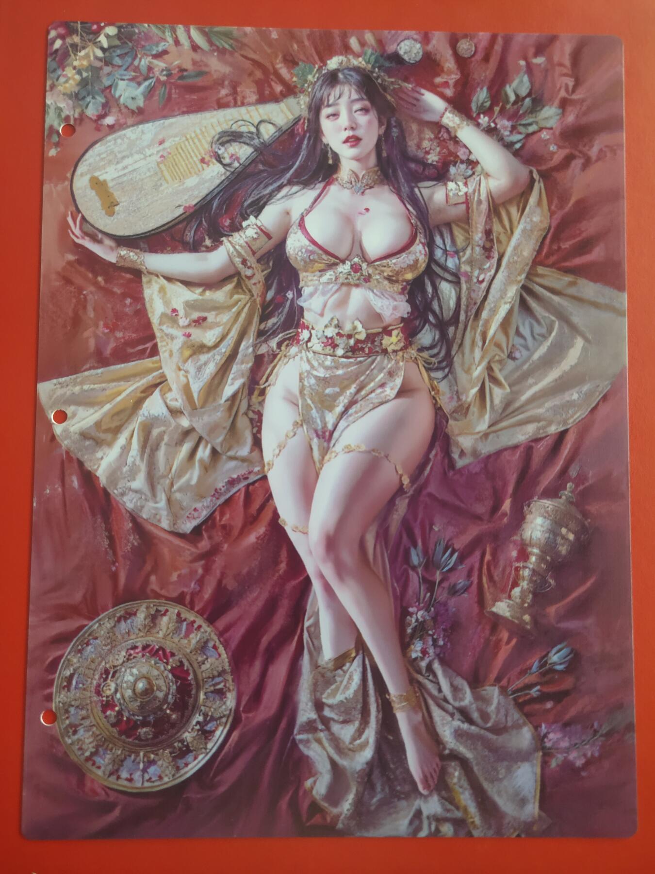 清风卡拍第八期(燎原卡牌为主) 妖姬传九宫卡册挡板一张(王贵人)