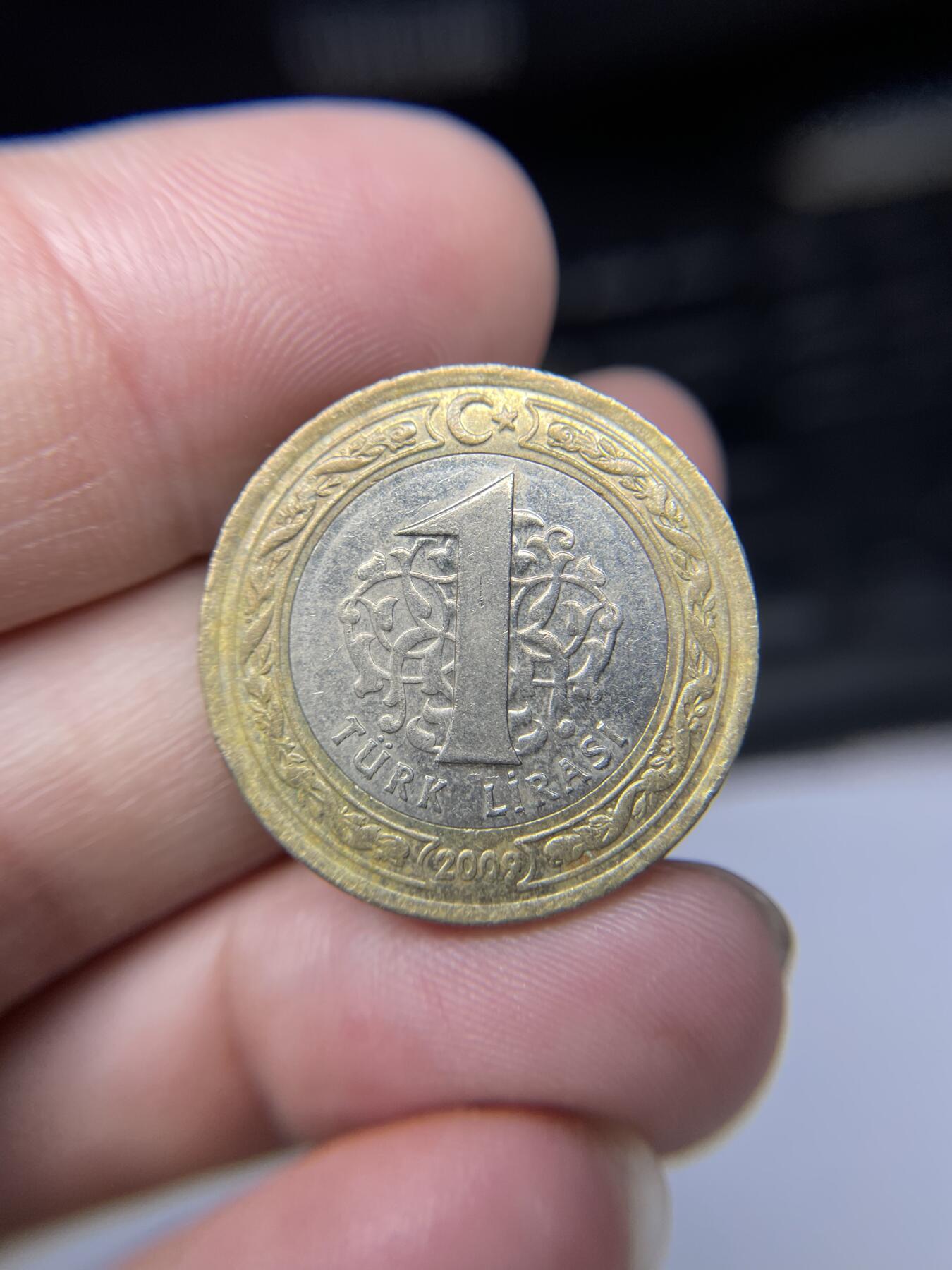 2025年集古藏今外币拍卖第八期-第3场—（总第263拍），可以寄存60天，满160元包邮。 2009年土耳其1里拉