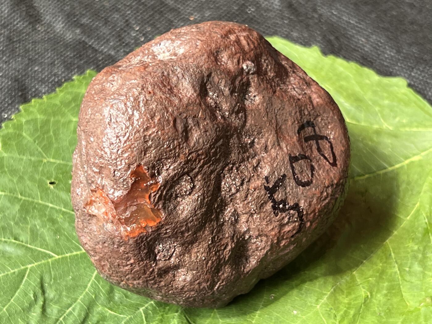 零元拍：南红玛瑙手把石，联合料。果冻飘花508克一斤多的大料，纯天然，独一无二的（天然原石不可避免有瑕疵，裂纹，介意勿拍）因为拍照环境以及光线的变化，颜色以实物为准。成品很美丽，原石亦魅力无穷。