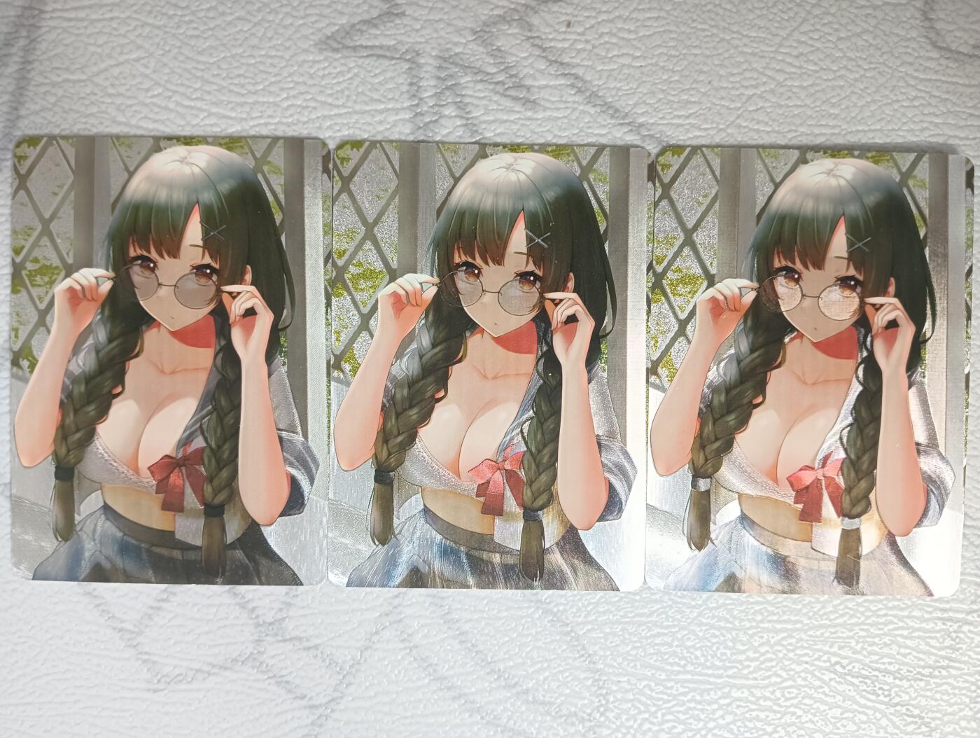 花开卡拍第35期（8月24号周日截拍，品控勿拍!!!拍品不寄存，运费5元，自制卡难免瑕疵，可能存在轻微撞角爆边等出厂瑕疵，品控介意勿拍！） 妹卡，阿黑粗闪01，三宫