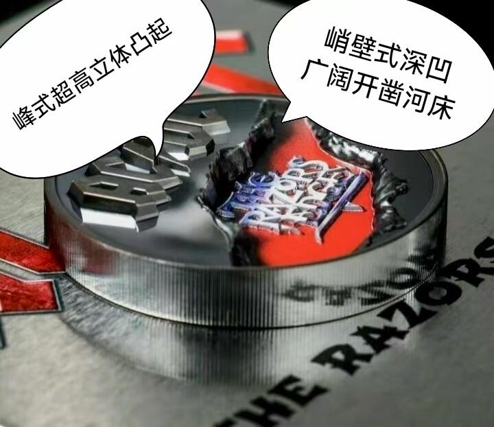 第171期拍卖【长期征集拍品】  库克2019, AC/DC系列-《剃刀边缘》，2盎司,加厚,四层超高浮雕、超深镂空,smart minting技术,彩色,黑色抗氧化精制银币. 盒证全. 集先进技术之大成银币. CIT出品极品银币.公认最炫酷震撼(没有之一)的超高颜值精极品银币.