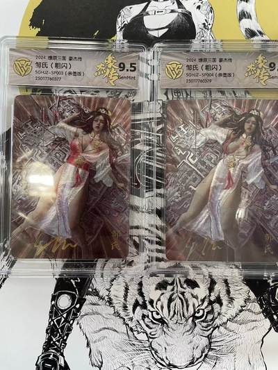 寸草不生扫货团拍卖 第六期  - 2024 燎原三国 豪杰传邹氏(粗闪)SGHJZ-SP003  SGHJZ-SP004(亲签版