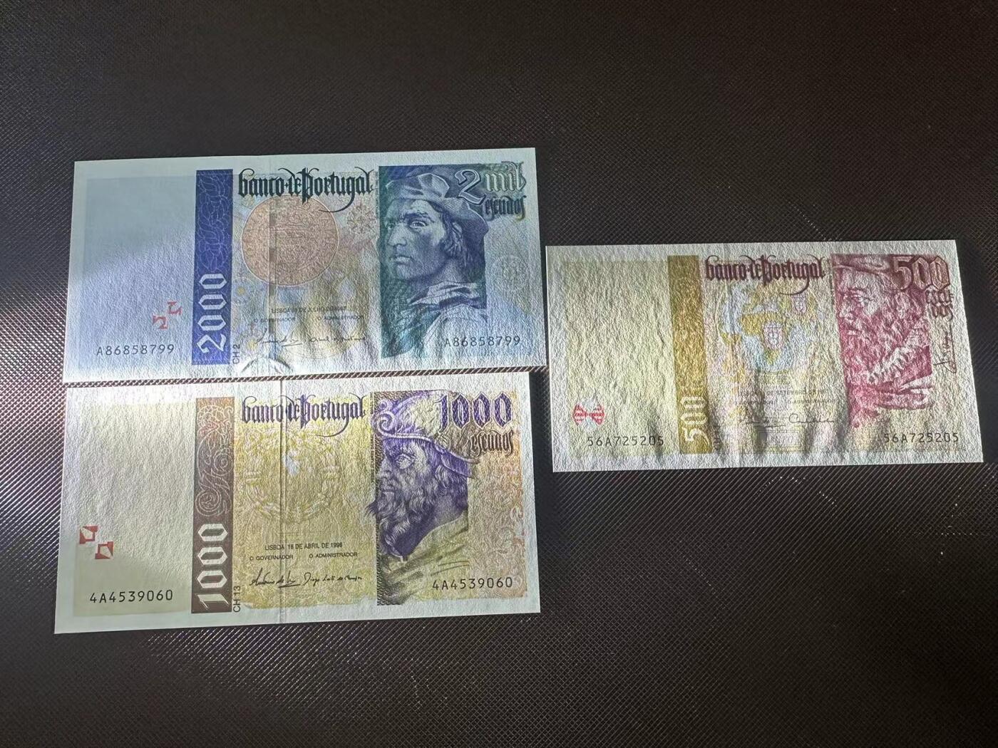 喜羊羊钱币收藏2025第9期(普品场) 葡萄牙500-2000unc