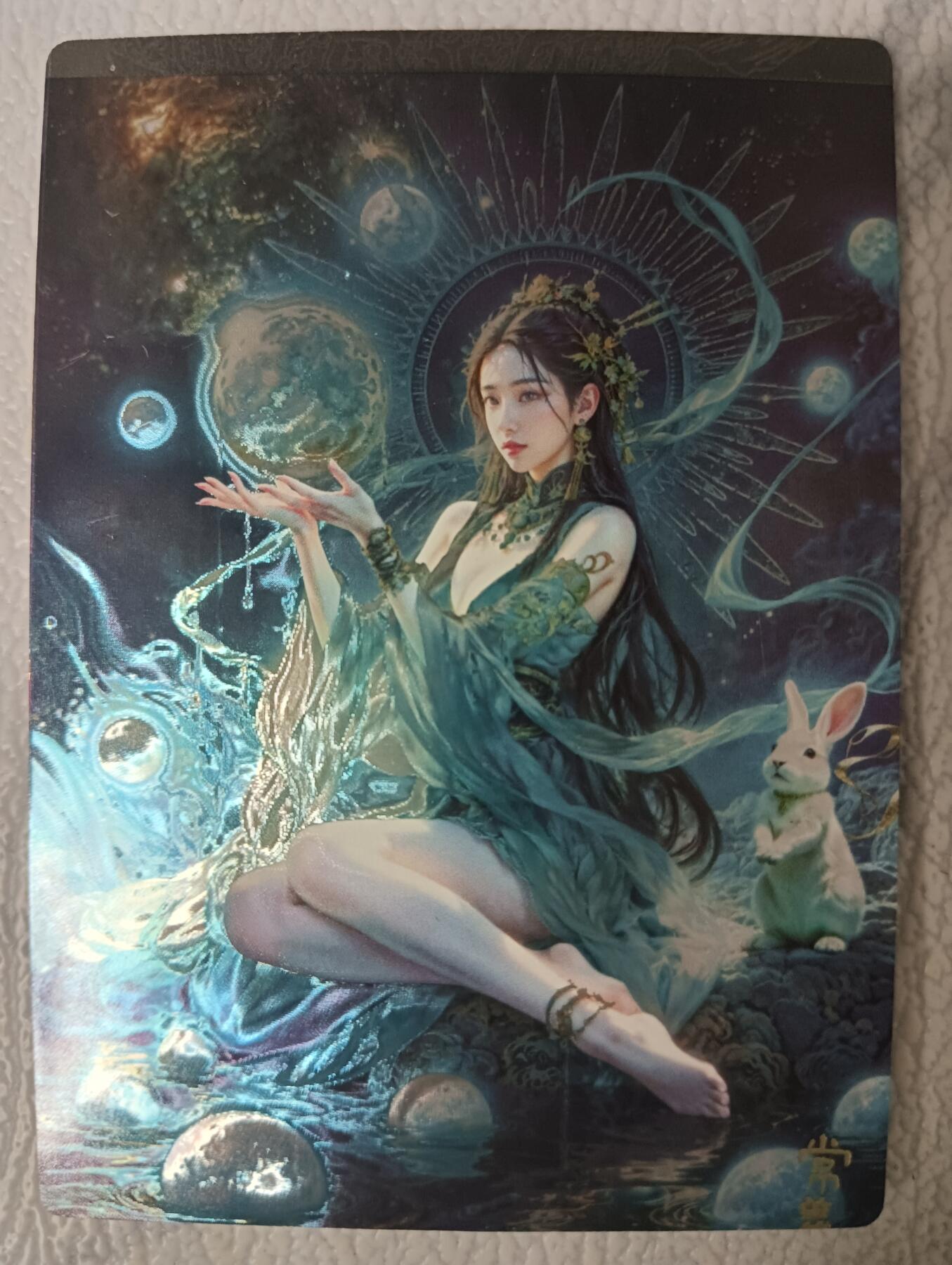 花开卡拍第35期（8月24号周日截拍，品控勿拍!!!拍品不寄存，运费5元，自制卡难免瑕疵，可能存在轻微撞角爆边等出厂瑕疵，品控介意勿拍！） 奇点，常曦，光刻，错版一张