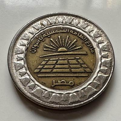 🌹外币初藏🌹🐯2025年第92场  每周二四六晚8️⃣点 接代拍 - 埃及2019年国家项目一镑纪念币f