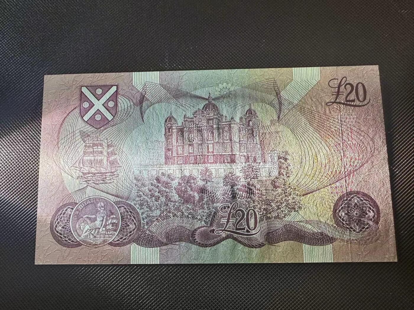 喜羊羊钱币收藏2025第9期(普品场) 苏格兰1983年20  unc