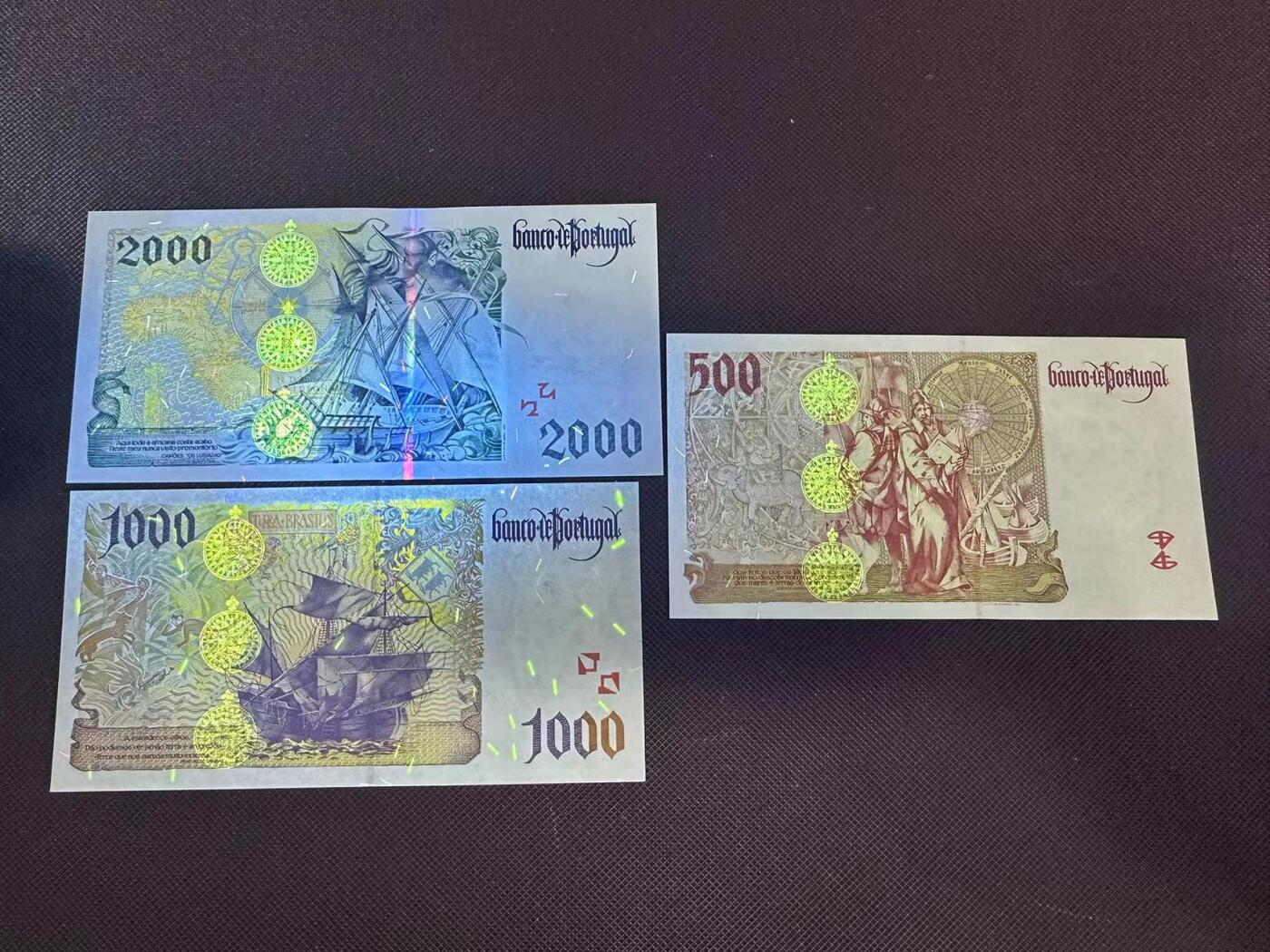 喜羊羊钱币收藏2025第9期(普品场) 葡萄牙500-2000unc
