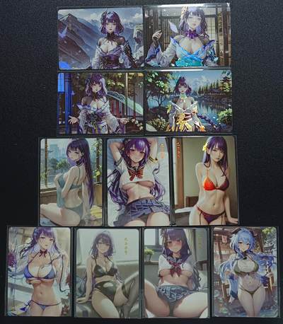 天玑星卡拍第116期《8.25周一截拍》持续收拍收评中 满赠卡需备注 - 燎原文化 巴尔泽布 甘雨 十一张 自制卡