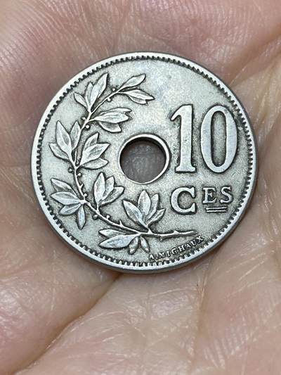2025年第八十二场(总第一百零八场）外国好品散币(免佣金) - 比利时🇧🇪1904年10分(利奥波德二世时期，法语版)