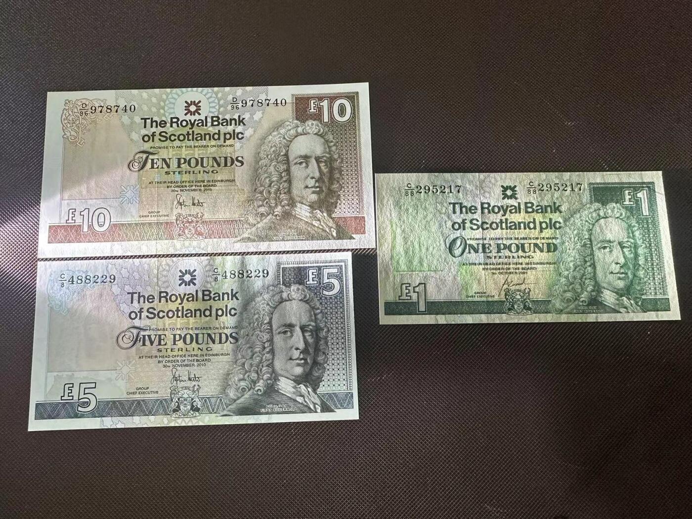 喜羊羊钱币收藏2025第9期(普品场) 苏格兰2010年1-10unc