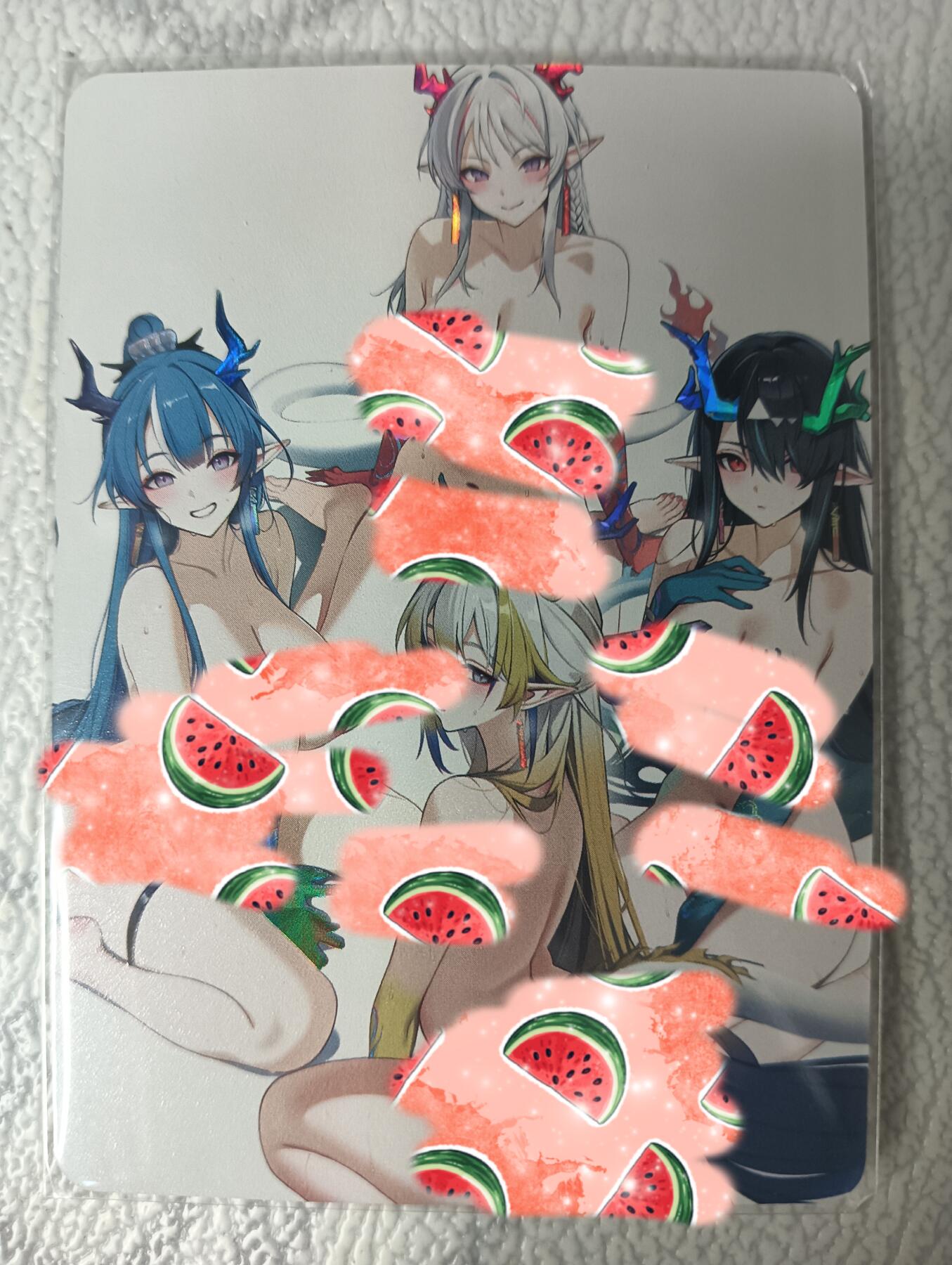 花开卡拍第35期（8月24号周日截拍，品控勿拍!!!拍品不寄存，运费5元，自制卡难免瑕疵，可能存在轻微撞角爆边等出厂瑕疵，品控介意勿拍！） 艺术卡，绘天阁，新年快乐彩闪一张