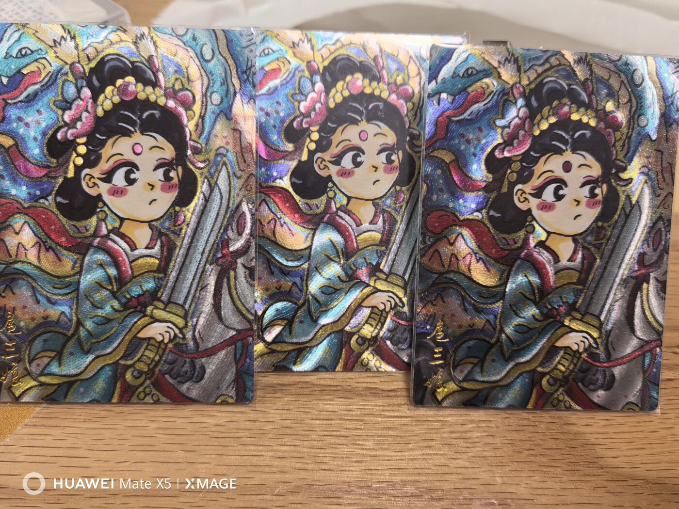 寸草不生扫货团拍卖 第六期  朵拉魔盒五虎征鸾苏秦老师画扈三娘3张