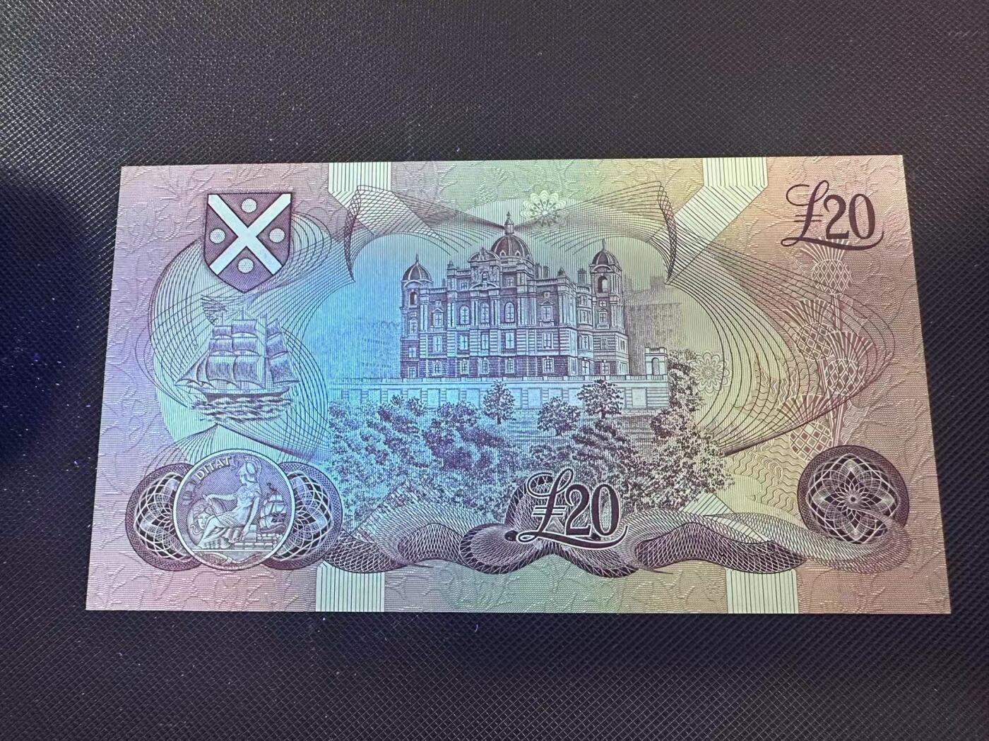 喜羊羊钱币收藏2025第9期(普品场) 苏格兰1983年20  unc