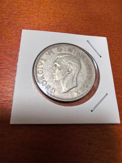 长老汇蛇年精选第三十九场拍卖 1944英国乔治六世1/2克朗银币