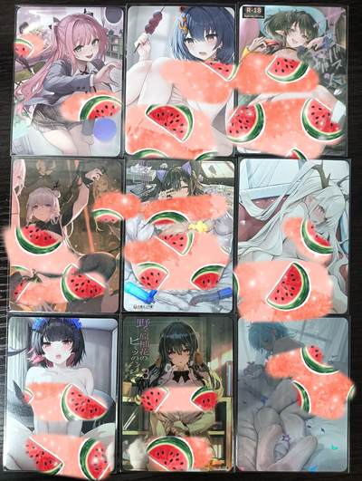 花开卡拍第35期（8月24号周日截拍，品控勿拍!!!拍品不寄存，运费5元，自制卡难免瑕疵，可能存在轻微撞角爆边等出厂瑕疵，品控介意勿拍！） - 次元鉴赏卡牌 9张彩闪 赠卡合集 全部都是艺术版！溢出卡面的诱惑