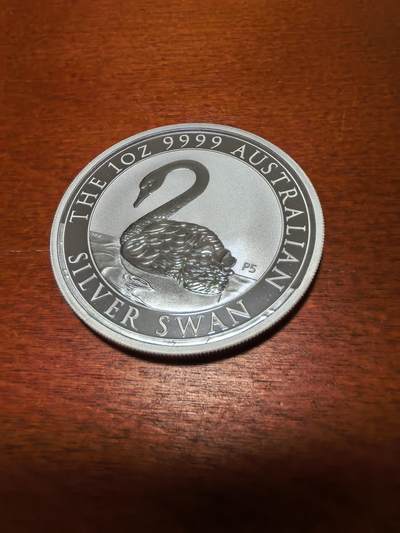 长老汇蛇年精选第三十九场拍卖 2021澳大利亚天鹅1元银币，1盎司9999银，贝尔金销售