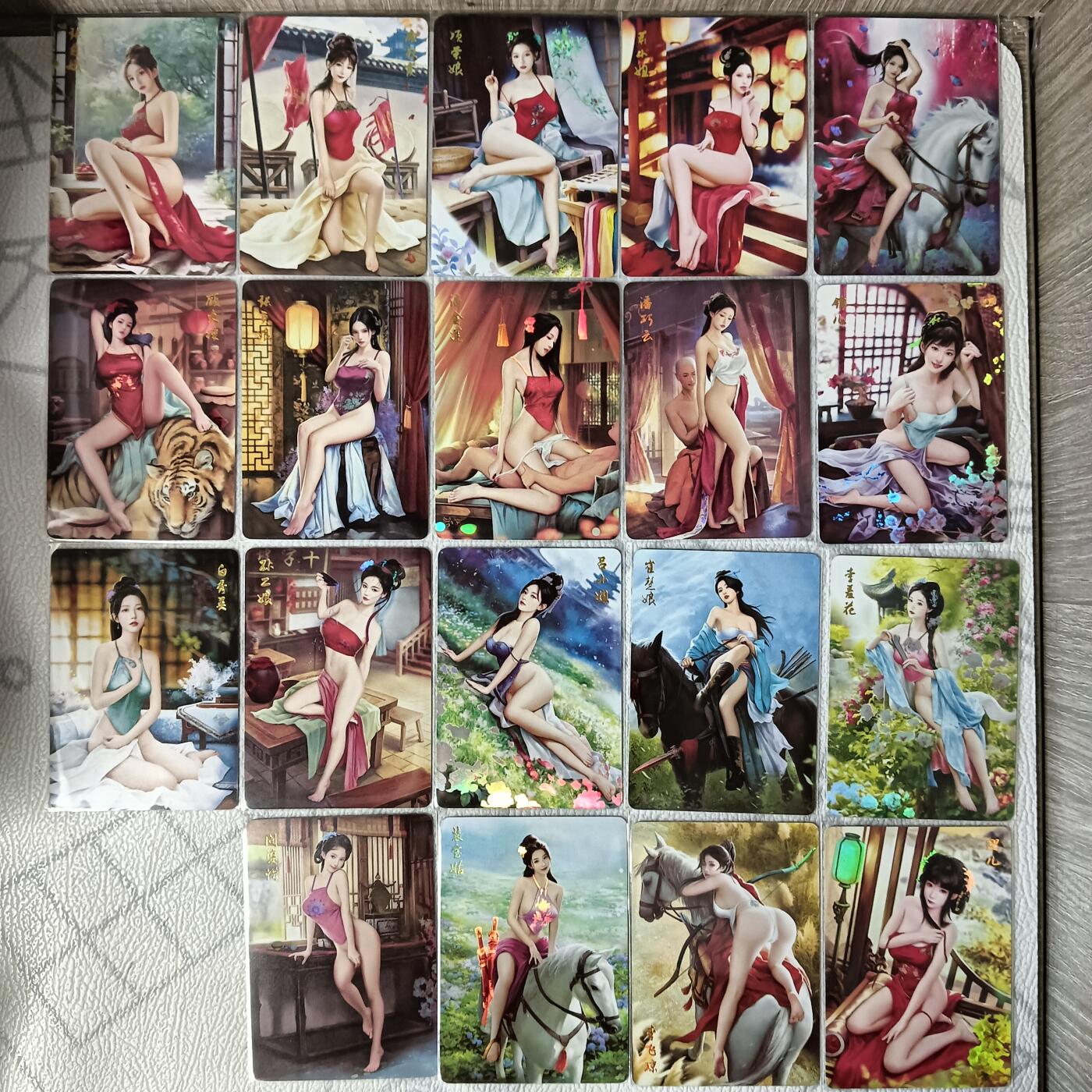 花开卡拍第35期（8月24号周日截拍，品控勿拍!!!拍品不寄存，运费5元，自制卡难免瑕疵，可能存在轻微撞角爆边等出厂瑕疵，品控介意勿拍！）