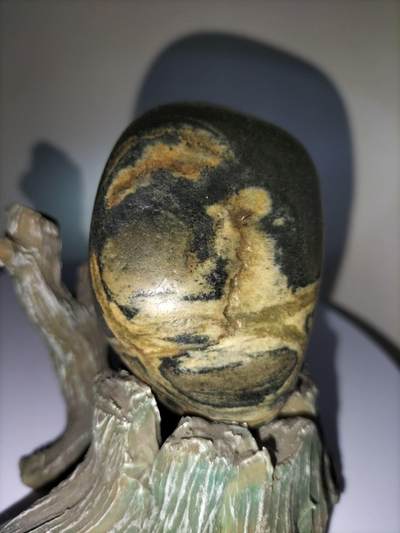 拆分大全套+欣赏新疆奇石（23日晚21:30结拍） 新疆额河画面奇石【大吉（鸡）大利】