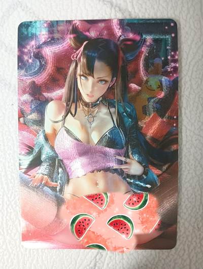 花开卡拍第35期（8月24号周日截拍，品控勿拍!!!拍品不寄存，运费5元，自制卡难免瑕疵，可能存在轻微撞角爆边等出厂瑕疵，品控介意勿拍！） - 五月 宝可梦 玛丽大小姐 粗闪单卡