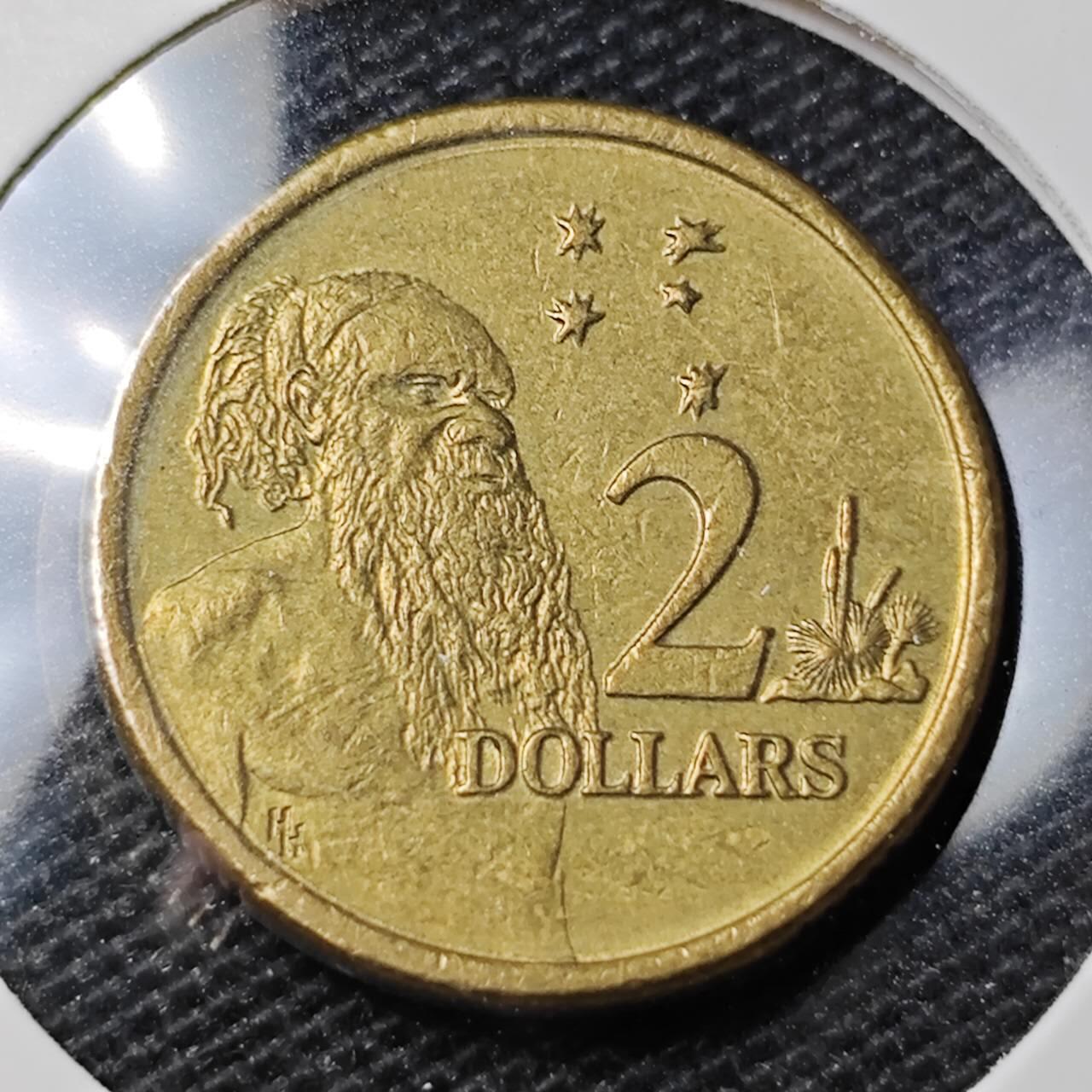 KK钱币收藏小铺 第328期 2月预留时间 周末发货  澳大利亚2元