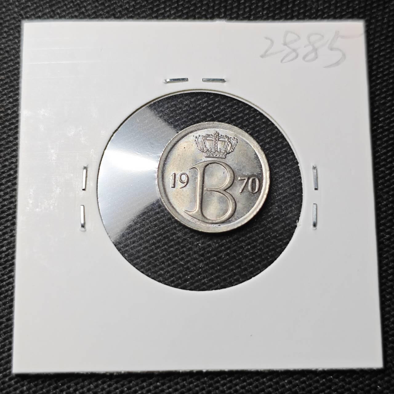 KK钱币收藏小铺 第328期 2月预留时间 周末发货  比利时25分 好品