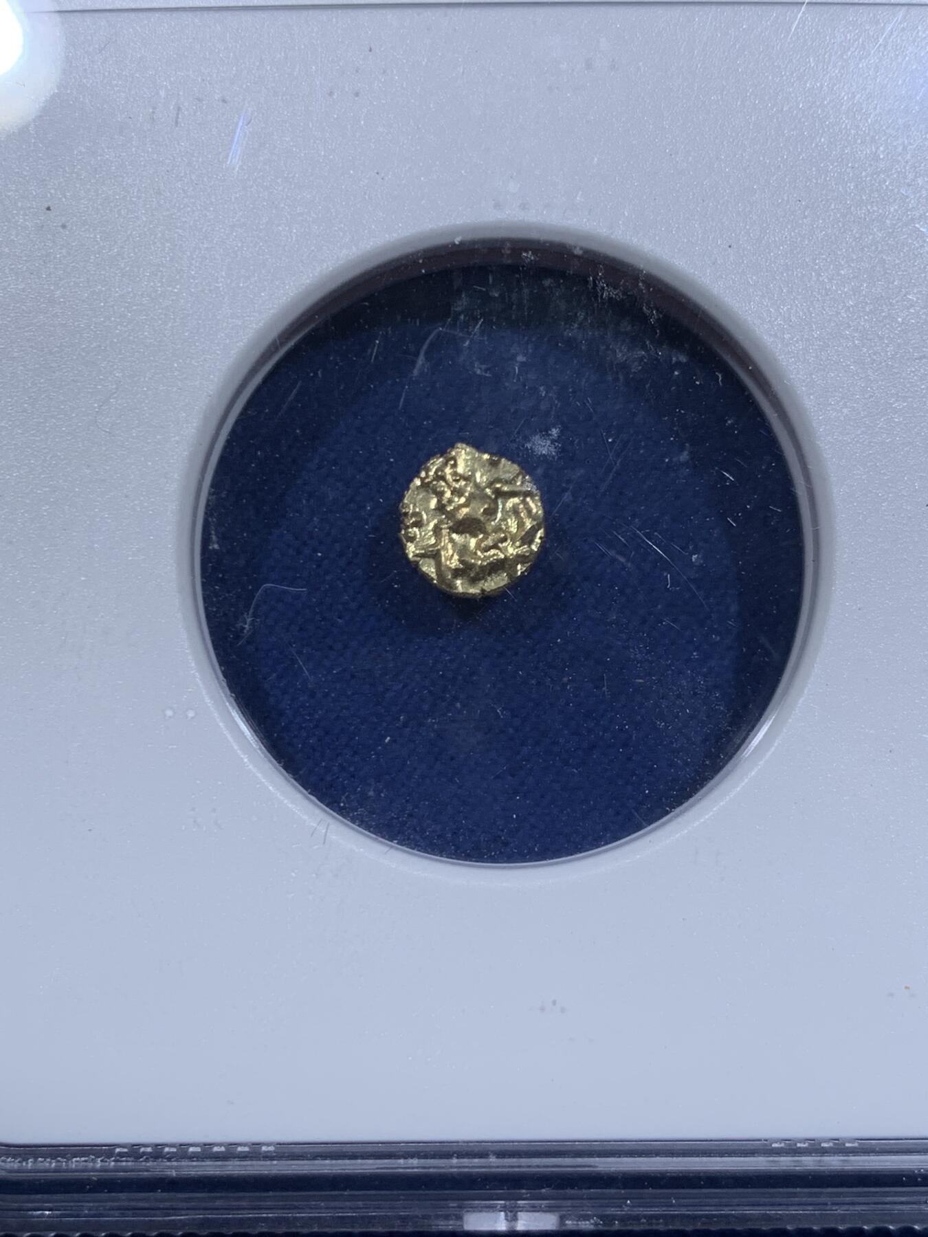 《竞宝斋》第411场 周日，周一，周二，3场连拍 （全场包邮） NGC MS63 印度 迈索尔王国 1638-1812年 1F 金币 南印度经典货币形态 毗湿奴神像 外拍上涨品种