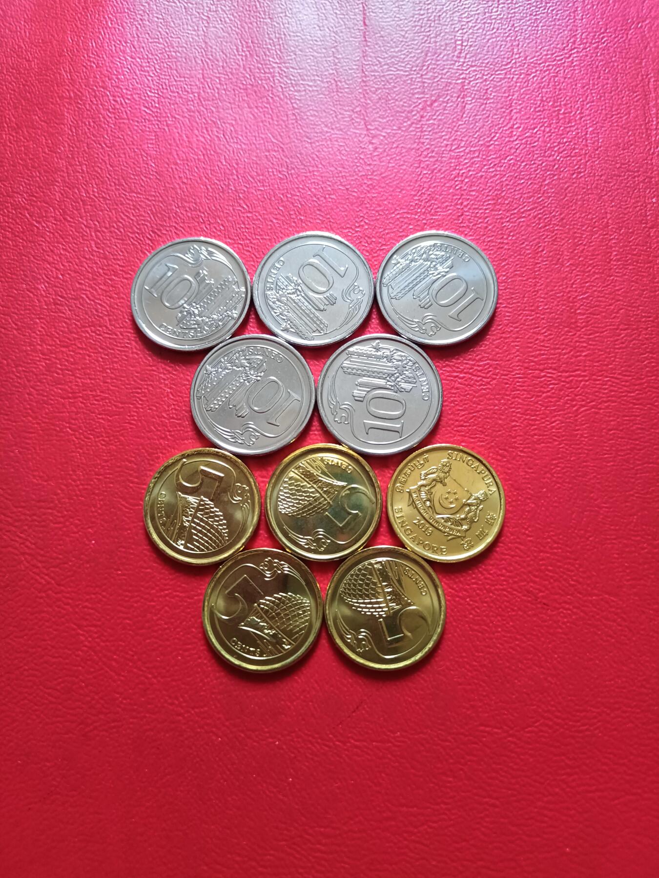 【云涧收藏】第五十六场 新加坡2013年卷拆5、10分5组10枚