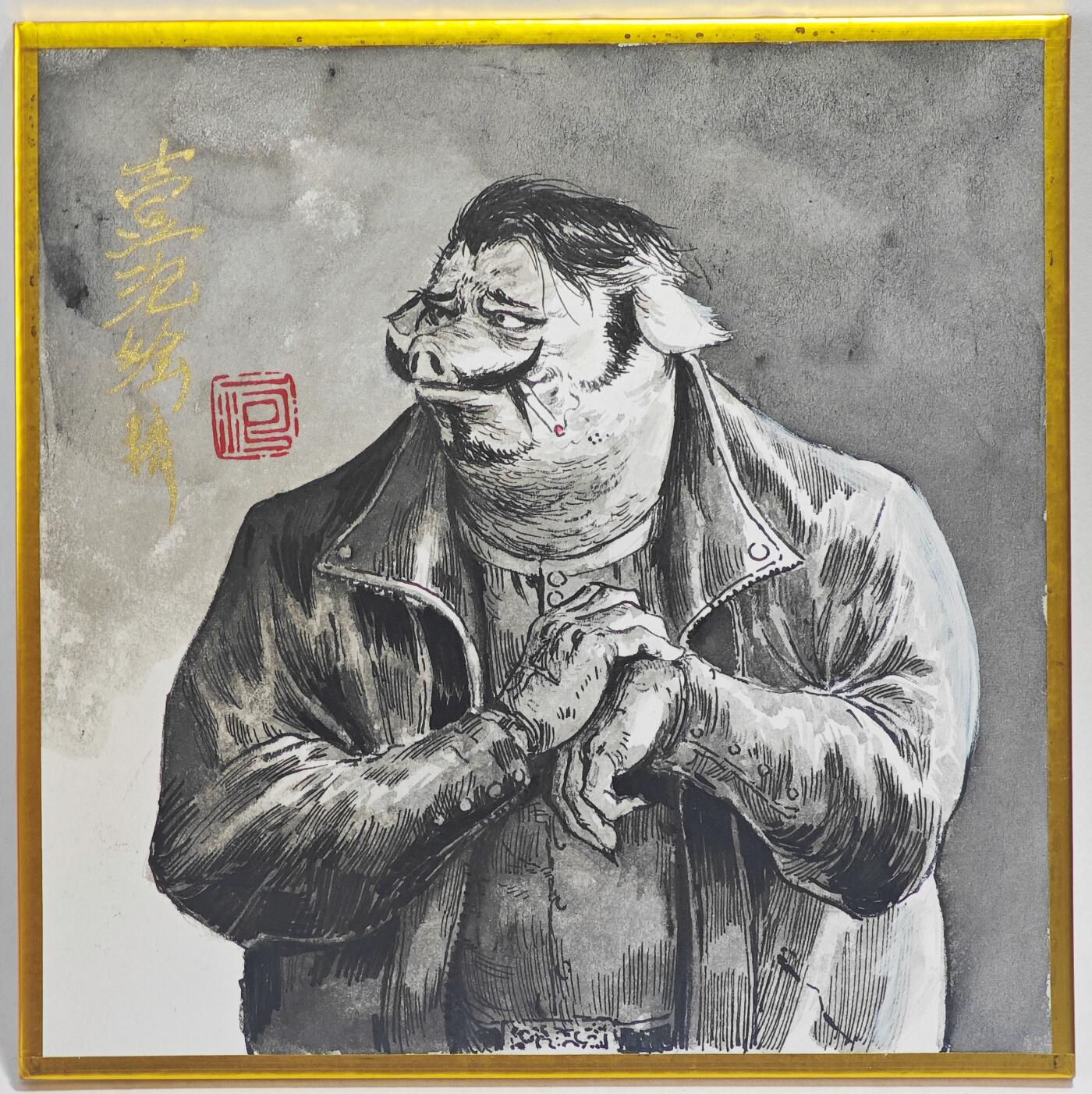 白泽拍卖卡牌手绘专场第23期（中庭淡月照三更，白露洗空河汉明）