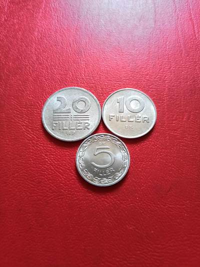 【云涧收藏】第五十六场 - 匈牙利5、10、20菲勒3枚