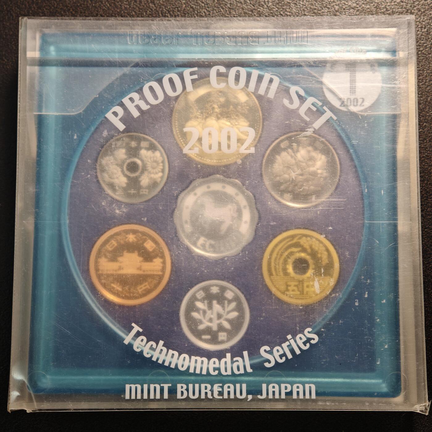 【德藏】世界币章拍卖第143期（拍品征集中~欢迎藏友联系） 2002年 日本平城十四年日本精制套币带一枚银章 原盒 原包装