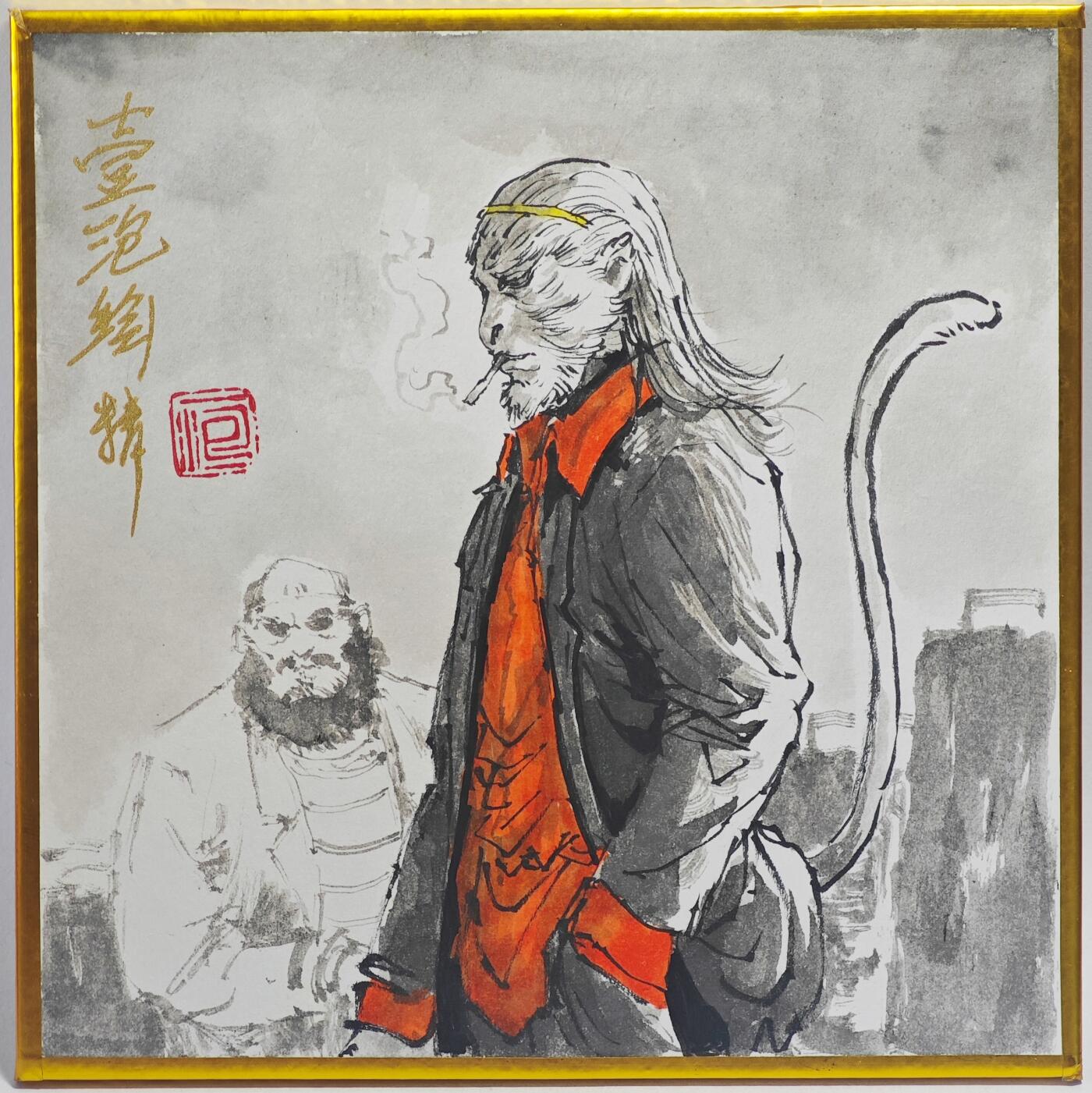 白泽拍卖卡牌手绘专场第23期（中庭淡月照三更，白露洗空河汉明）