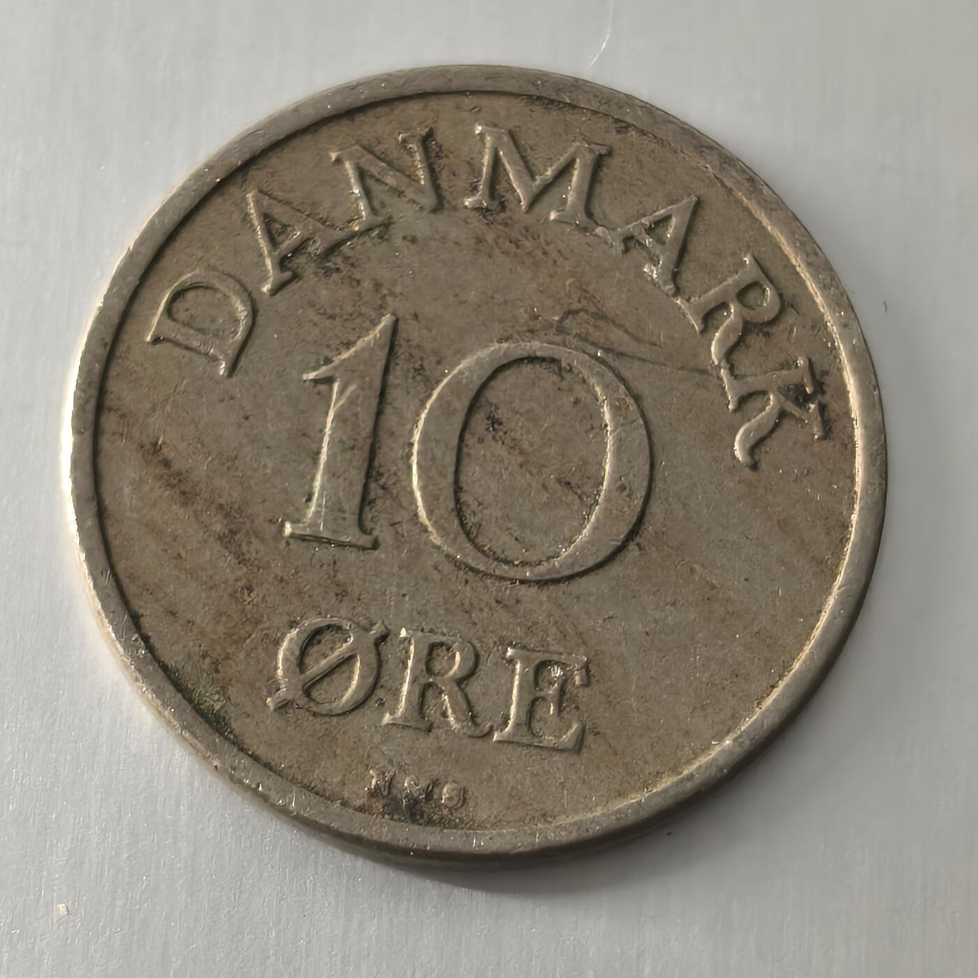 Krab外币市集Vol.25 丹麦1950年10欧尔