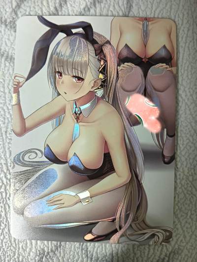 花开卡拍第35期（8月24号周日截拍，品控勿拍!!!拍品不寄存，运费5元，自制卡难免瑕疵，可能存在轻微撞角爆边等出厂瑕疵，品控介意勿拍！） - 角色扮演系列 兔女郎 彩闪